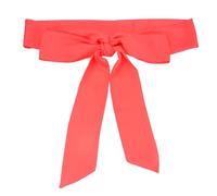PATIKIL Chiffon Sash Belt Wedding Party Bridal Blank Chiffon Waist Belts Prom Accessory for Graduation Birthday Decoration DIY Accessory Homecoming, Bright Orange