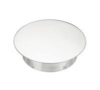 PATIKIL Chimney Hole Cap, 180mm(7 Inch) Tightness Adjustable Round Stainless Steel Flue Hole Cover Stove Pipe Cap Pipe Cover for Kitchen Balcony Sewer, Silver Tone