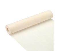 PATIKIL Chinese Xuan Paper Roll 65Ft x 13.4 Inch Half Raw Ripe Chinese Calligraphy Practice Paper Chunlian Duilian Couplets, White