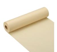 PATIKIL Chinese Xuan Paper Roll 65Ft x 9.1 Inch Half Raw Ripe Chinese Calligraphy Practice Paper Chunlian Duilian Couplets, Retro Color