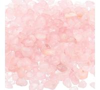 PATIKIL Chip Stone Natural Rock Beads Loose Gemstone Beads Drilled Strand for Jewelry Craft Making, 1set/400pcs, Light Pink