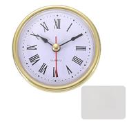PATIKIL Classic Clock Movement, 2.6 Inch/65mm Quartz Movement Insert for Office Home Decor Replacement DIY, Gold (Roman Script)