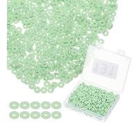 PATIKIL Clay Beads, 1000 Pcs Lake Green Heishi Beads 6mm Flat Polymer Clay Beads Friendship Bracelet DIY Kit for Jewelry Necklace Earring Making