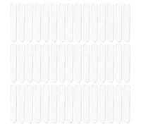 PATIKIL Clear Cabinet Door Bumper Strip 2.5 Inch, 10 Pcs Self Adhesive Rubber Bumper Stripes Glass Table Top Bumpers Silicone Door Slam Preventer for Cabinet Drawer Toilet Lid Furniture