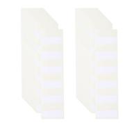 PATIKIL Clear Index Sticky Tabs, 120 Pcs Large Transparent Sticky Notes Bookmarks Planner Stickers Page Tabs for Office Notebooks File Folder Ledger Book, White