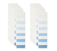 PATIKIL Clear Index Sticky Tabs, 120 Pcs Large Transparent Sticky Notes Bookmarks Planner Stickers Page Tabs for Office Notebooks File Folder Ledger Book, Gradient Blue