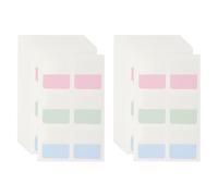 PATIKIL Clear Index Sticky Tabs, 120 Pcs Medium Transparent Sticky Notes Bookmarks Planner Stickers Page Tabs for Office Notebooks File Folder Ledger Book, Morandi 3 Colors