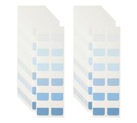 PATIKIL Clear Index Sticky Tabs, 240 Pcs Medium Transparent Sticky Notes Bookmarks Planner Stickers Page Tabs for Office Notebooks File Folder Ledger Book, Gradient Blue