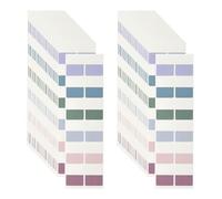 PATIKIL Clear Index Sticky Tabs, 240 Pcs Medium Transparent Sticky Notes Bookmarks Planner Stickers Page Tabs for Office Notebooks File Folder Ledger Book, Retro 6 Colors