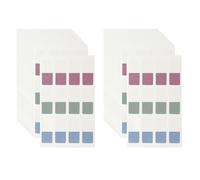 PATIKIL Clear Index Sticky Tabs, 240 Pcs Small Transparent Sticky Notes Bookmarks Planner Stickers Page Tabs for Office Notebooks File Folder Ledger Book, Retro 3 Colors