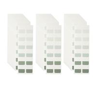 PATIKIL Clear Index Sticky Tabs, 360 Pcs Medium Transparent Sticky Notes Bookmarks Planner Stickers Page Tabs for Office Notebooks File Folder Ledger Book, Gradient Green