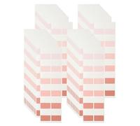 PATIKIL Clear Index Sticky Tabs, 480 Pcs Medium Transparent Sticky Notes Bookmarks Planner Stickers Page Tabs for Office Notebooks File Folder Ledger Book, Gradient Pink