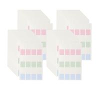 PATIKIL Clear Index Sticky Tabs, 480 Pcs Small Transparent Sticky Notes Bookmarks Planner Stickers Page Tabs for Office Notebooks File Folder Ledger Book, Morandi 3 Colors