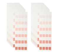 PATIKIL Clear Index Sticky Tabs, 480 Pcs Small Transparent Sticky Notes Bookmarks Planner Stickers Page Tabs for Office Notebooks File Folder Ledger Book, Gradient Pink