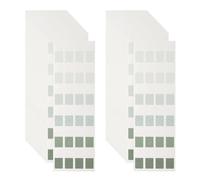 PATIKIL Clear Index Sticky Tabs, 480 Pcs Small Transparent Sticky Notes Bookmarks Planner Stickers Page Tabs for Office Notebooks File Folder Ledger Book, Gradient Green