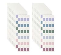 PATIKIL Clear Index Sticky Tabs, 480 Pcs Small Transparent Sticky Notes Bookmarks Planner Stickers Page Tabs for Office Notebooks File Folder Ledger Book, Retro 6 Colors