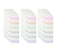 PATIKIL Clear Index Sticky Tabs, 720 Pcs Small Transparent Sticky Notes Bookmarks Planner Stickers Page Tabs for Office Notebooks File Folder Ledger Book, Morandi 6 Colors