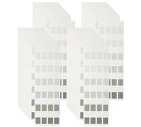 PATIKIL Clear Index Sticky Tabs, 960 Pcs Small Transparent Sticky Notes Bookmarks Planner Stickers Page Tabs for Office Notebooks File Folder Ledger Book, Gradient Green