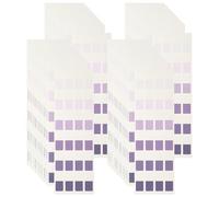 PATIKIL Clear Index Sticky Tabs, 960 Pcs Small Transparent Sticky Notes Bookmarks Planner Stickers Page Tabs for Office Notebooks File Folder Ledger Book, Gradient Purple