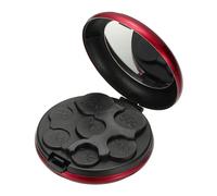 PATIKIL Coin Dispenser, Portable Coin Organizer Change Sorter Compact Aluminum Pocket Case Storage for Car Wallets Pocket Quarter Dime Nickel, Red