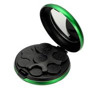 PATIKIL Coin Dispenser, Portable Coin Organizer Change Sorter Compact Aluminum Pocket Case Storage for Car Wallets Pocket Quarter Dime Nickel, Green