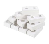 PATIKIL Coin Flips, 1200Pcs 12 Assorted Sizes Coin Holders, Cardboard 2"x4" Paper Coin Holders for Coin Collection, White
