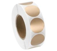 PATIKIL Colored Dot Stickers 1" / 25mm, 1000 Pcs Color Coding Labels Blank Circle Stickers Adhesive Round Price Stickers for Inventory Office Garage Classroom, Gold