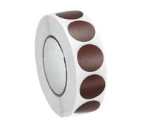 PATIKIL Colored Dot Stickers 3/4" / 19mm, 1000 Pcs Color Coding Labels Blank Circle Stickers Adhesive Round Price Stickers for Inventory Office Garage Classroom, Light Red