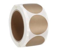 PATIKIL Colored Dot Stickers 50mm, 500 Pcs Color Coding Labels Blank Circle Stickers Adhesive Round Price Stickers for Inventory Office Garage Classroom, Gold