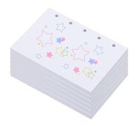 PATIKIL Colored Loose Leaf Paper, 4.1" x 3"(A8) 300 Sheets 5 Holes Punched 150GSM Blank Binder Refill Paper Supplies for Office Note Taking Teacher Planner Journal Notebook, White