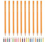 PATIKIL Colored Pencils, Middle Yellow Color Drawing Pencils with Oil-Based Cores Art Scrapbook Supplies for Adult Coloring Books Artists Beginners Drawing Sketching, 10 Pcs