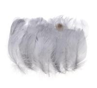 PATIKIL Colorful Feathers 3-5inch, 300pcs Goose Feathers Bulk for Crafts DIY, Wedding Home Party Decorations Dream Catcher, Dark Grey