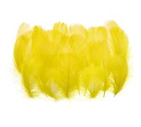 PATIKIL Colorful Feathers 3-5inch, 300pcs Goose Feathers Bulk for Crafts DIY, Wedding Home Party Decorations Dream Catcher, Yellow