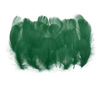 PATIKIL Colorful Feathers 3-5inch, 300pcs Goose Feathers Bulk for Crafts DIY, Wedding Home Party Decorations Dream Catcher, Dark Green