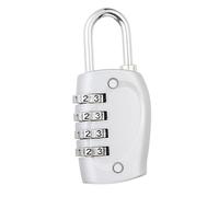 PATIKIL Combination Lock, 4 Digit Outdoor Padlock Waterproof Locker Lock for Luggage Suitcase, Gym Locker, Fence, Filing Cabinets, Toolbox, Gate, Silver