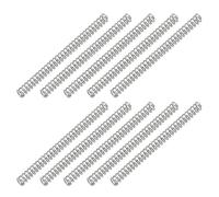 PATIKIL Compression Spring, 0.3mm Wire Dia x 2mm OD x 25mm L, 10 Pcs 304 Stainless Steel Mechanical Extension Small Springs Pen Springs Assortment Kit for Shop and Home Repairs