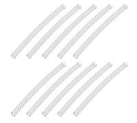 PATIKIL Compression Spring, 0.3mm Wire Dia x 3mm OD x 45mm L, 10 Pcs 304 Stainless Steel Mechanical Extension Small Springs Pen Springs Assortment Kit for Shop and Home Repairs