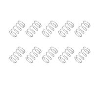PATIKIL Compression Spring, 0.3mm Wire Dia x 3mm OD x 5mm L, 10 Pcs 304 Stainless Steel Mechanical Extension Small Springs Pen Springs Assortment Kit for Shop and Home Repairs