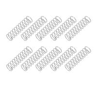 PATIKIL Compression Spring, 0.3mm Wire Dia x 4mm OD x 15mm L, 10 Pcs 304 Stainless Steel Mechanical Extension Small Springs Pen Springs Assortment Kit for Shop and Home Repairs