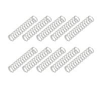 PATIKIL Compression Spring, 0.4mm Wire Dia x 4mm OD x 20mm L, 10 Pcs 304 Stainless Steel Mechanical Extension Small Springs Pen Springs Assortment Kit for Shop and Home Repairs