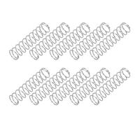 PATIKIL Compression Spring, 0.4mm Wire Dia x 5mm OD x 20mm L, 10 Pcs 304 Stainless Steel Mechanical Extension Small Springs Pen Springs Assortment Kit for Shop and Home Repairs