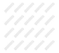 PATIKIL Compression Spring 0.5 mm Wire Dia x 10 mm OD x 50 mm L, 20 Pcs 304 Stainless Steel Mechanical Extension Small Springs Pen Springs Assortment Kit for Shop and Home Repairs