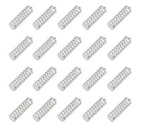 PATIKIL Compression Spring 0.5 mm Wire Dia x 3 mm OD x 10 mm L, 20 Pcs 304 Stainless Steel Mechanical Extension Small Springs Pen Springs Assortment Kit for Shop and Home Repairs