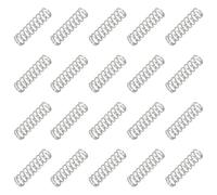 PATIKIL Compression Spring 0.5 mm Wire Dia x 4 mm OD x 15 mm L, 20 Pcs 304 Stainless Steel Mechanical Extension Small Springs Pen Springs Assortment Kit for Shop and Home Repairs
