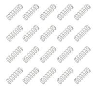 PATIKIL Compression Spring 0.5 mm Wire Dia x 5 mm OD x 15 mm L, 20 Pcs 304 Stainless Steel Mechanical Extension Small Springs Pen Springs Assortment Kit for Shop and Home Repairs