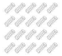 PATIKIL Compression Spring 0.5 mm Wire Dia x 6 mm OD x 15 mm L, 20 Pcs 304 Stainless Steel Mechanical Extension Small Springs Pen Springs Assortment Kit for Shop and Home Repairs