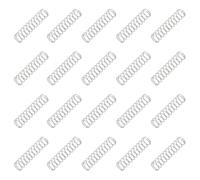 PATIKIL Compression Spring 0.5 mm Wire Dia x 6 mm OD x 25 mm L, 20 Pcs 304 Stainless Steel Mechanical Extension Small Springs Pen Springs Assortment Kit for Shop and Home Repairs