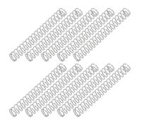 PATIKIL Compression Spring, 0.5mm Wire Dia x 4mm OD x 40mm L, 10 Pcs 304 Stainless Steel Mechanical Extension Small Springs Pen Springs Assortment Kit for Shop and Home Repairs