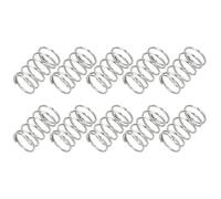 PATIKIL Compression Spring, 0.5mm Wire Dia x 6mm OD x 10mm L, 10 Pcs 304 Stainless Steel Mechanical Extension Small Springs Pen Springs Assortment Kit for Shop and Home Repairs
