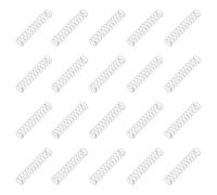 PATIKIL Compression Spring 0.6 mm Wire Dia x 10 mm OD x 50 mm L, 20 Pcs 304 Stainless Steel Mechanical Extension Small Springs Pen Springs Assortment Kit for Shop and Home Repairs
